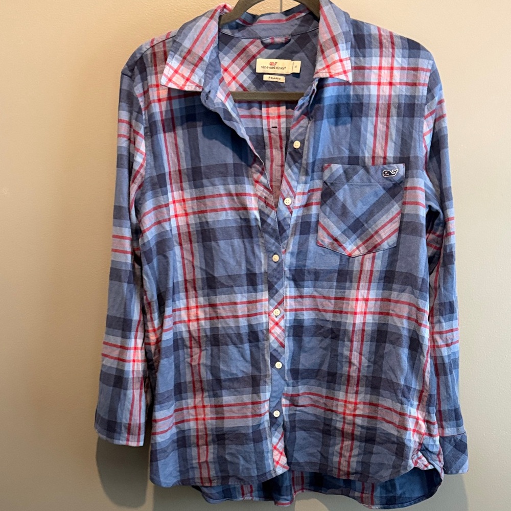 Vineyard Vines Relaxed Fit Plaid Shirt